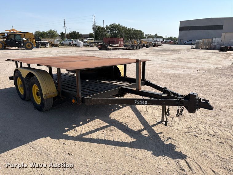 image for item MZ9901 1992 Shop built utility trailer