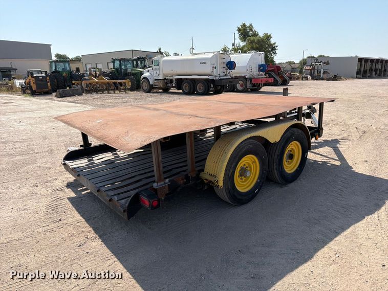 image for item MZ9901 1992 Shop built utility trailer