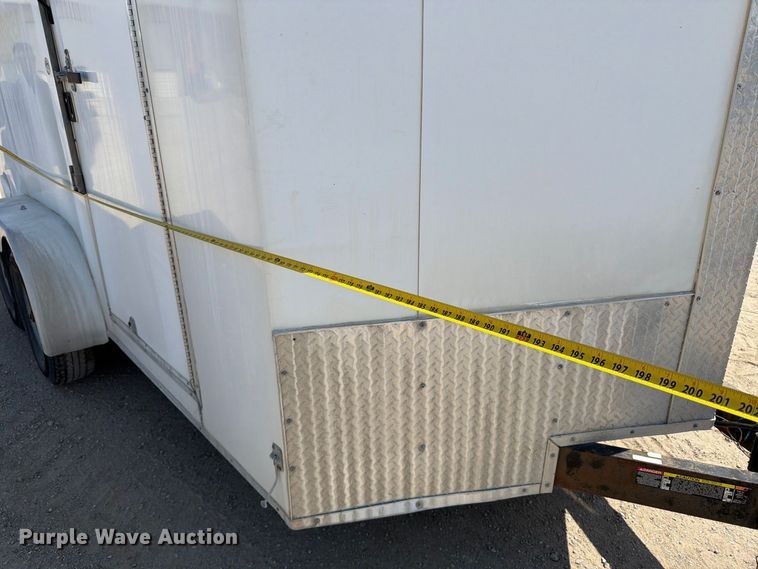 image for item MZ9903 2019 Lark VT714TA-5200E enclosed cargo trailer