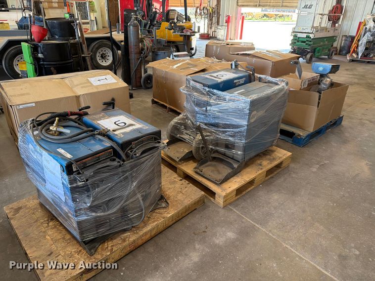 image for item NC9840 (4) Millermatic 252 welders