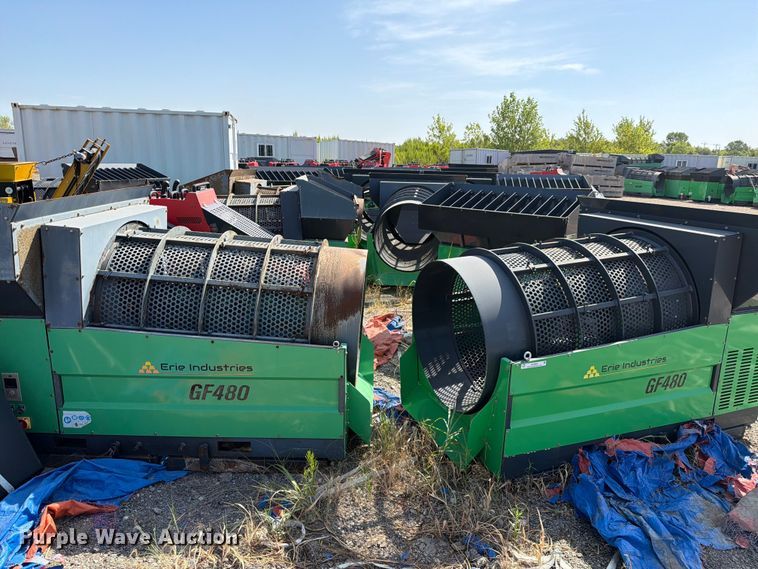 image for item NC9863 (12) Erie Industries GF480 trommel screens