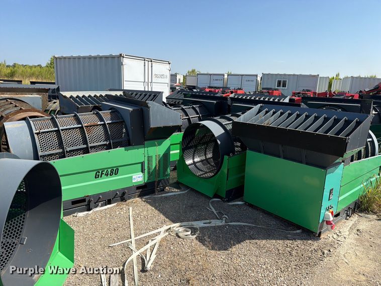 image for item NC9863 (12) Erie Industries GF480 trommel screens