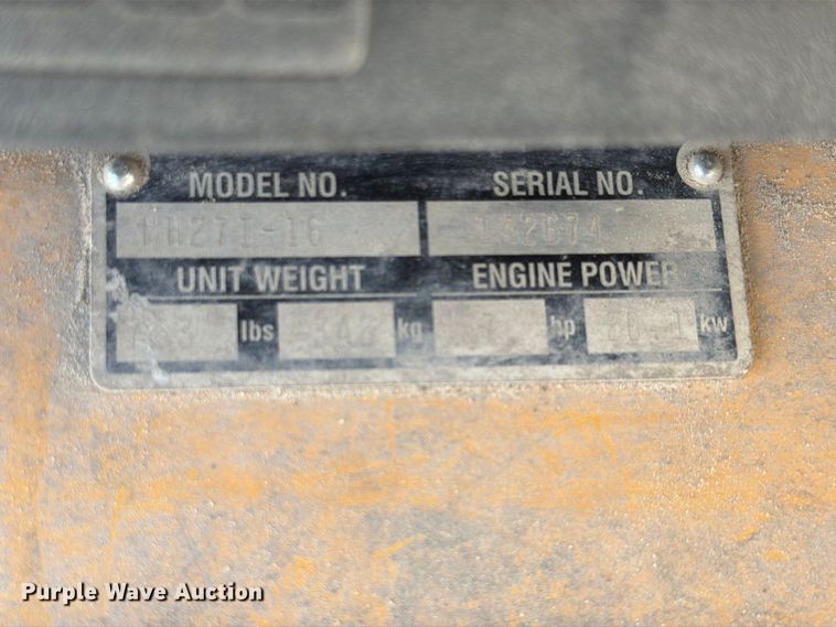 image for item NF9532 2018 Walker MH27I-16 ZTR lawn mower