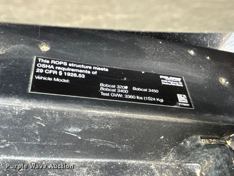 image for item NM9951 2014 Bobcat 3400 Utility vehicle