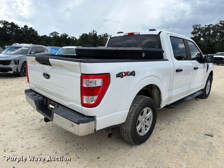 image for item YA4035 2021 Ford F150 Crew Cab pickup truck