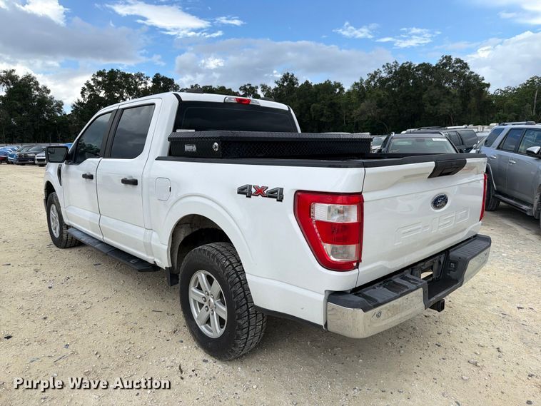 image for item YA4035 2021 Ford F150 Crew Cab pickup truck