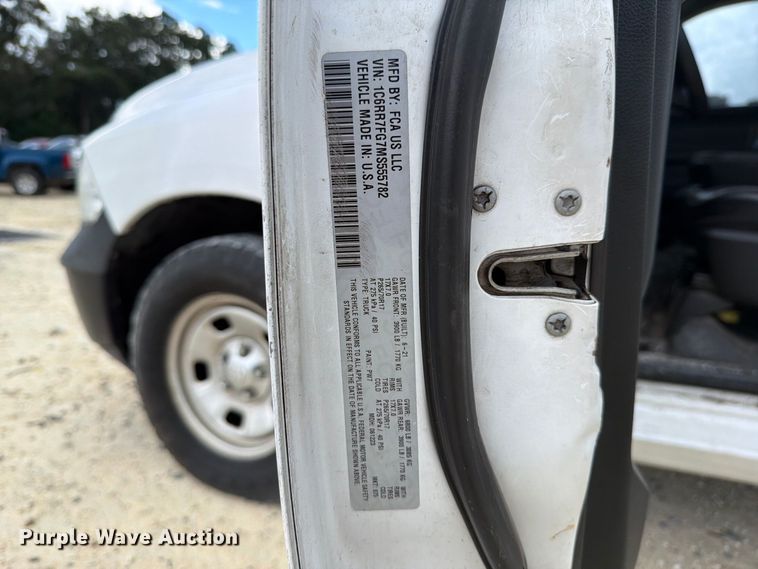 image for item YA4036 2021 RAM 1500 Ext. Cab pickup truck