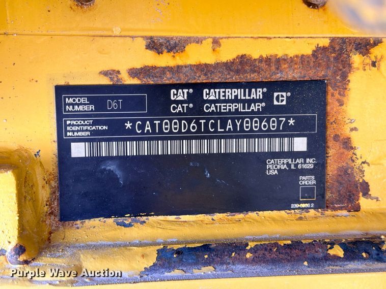 image for item DU1502 2007 Caterpillar D6T XL dozer