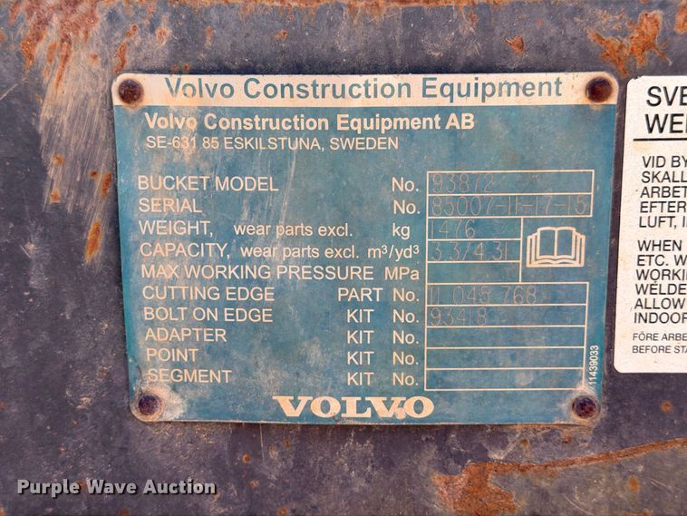 image for item DU1503 2008 Volvo L120F wheel loader