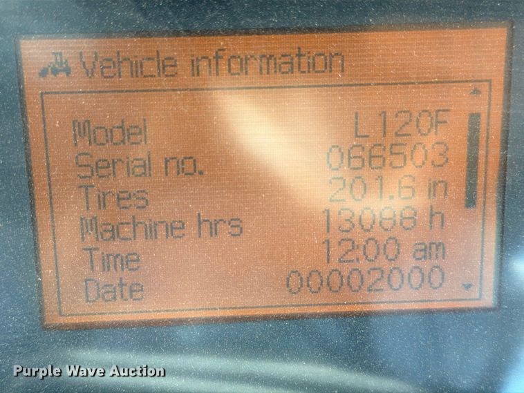 image for item DU1503 2008 Volvo L120F wheel loader