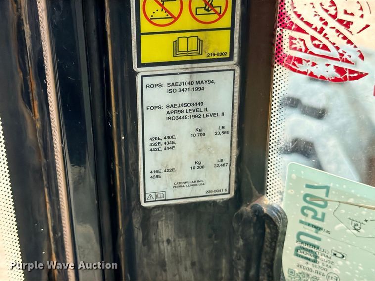 image for item DU1507 2006 Caterpillar 420E backhoe