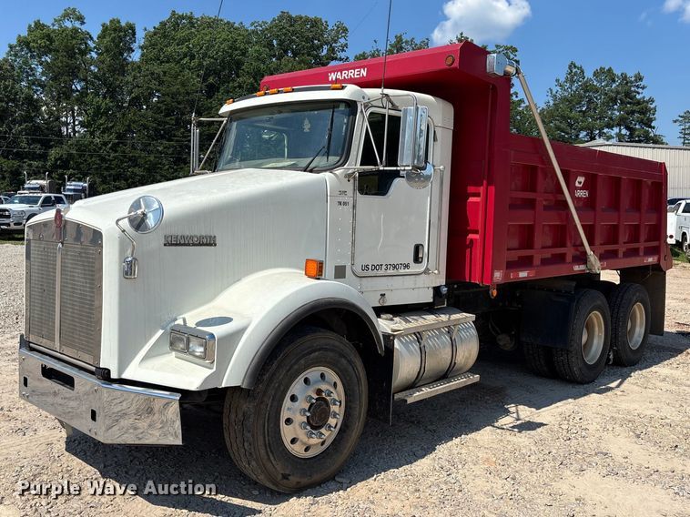 image for item DU6335 2016 Kenworth T800 dump truck