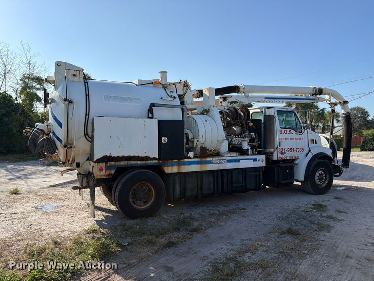 image for item DV7311 2003 Sterling Truck L7500 Series sewer jetter truck