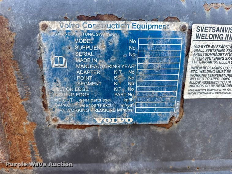 image for item DY3275 2018 Volvo L120H wheel loader
