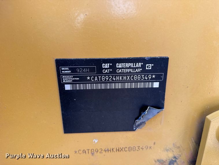 image for item DY3276 2008 Caterpillar 924H wheel loader