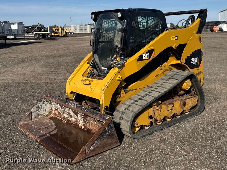 2010 Caterpillar 299C tracked skid steer loader