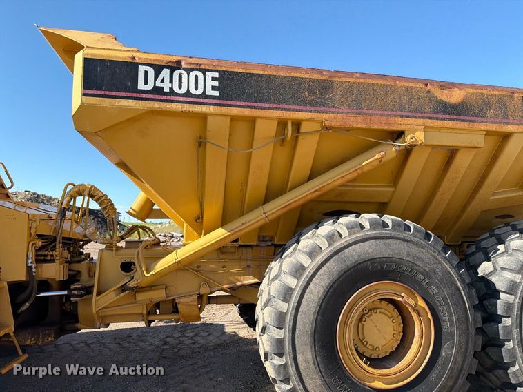 image for item EA0435 1999 Caterpillar D400E articulated haul truck