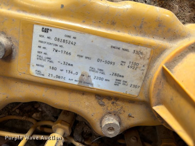 image for item EA0444 1995 Caterpillar 140G VHP motor grader