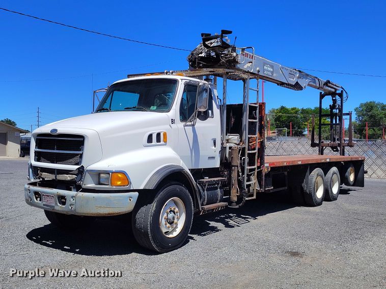 2000 Sterling L9500 crane truck