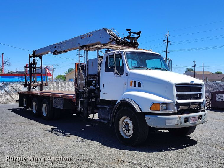 image for item ED0166 2000 Sterling L9500 crane truck