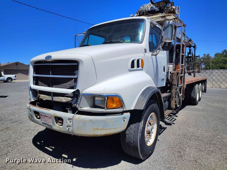 image for item ED0166 2000 Sterling L9500 crane truck
