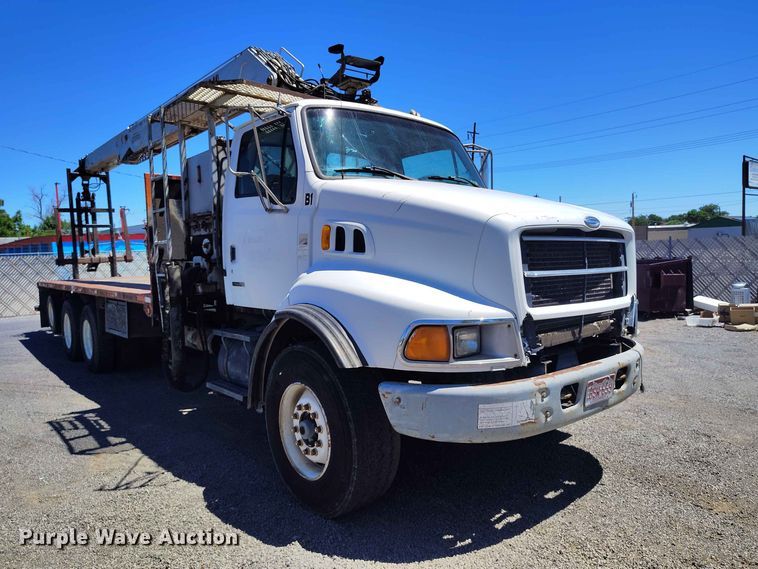 image for item ED0166 2000 Sterling L9500 crane truck