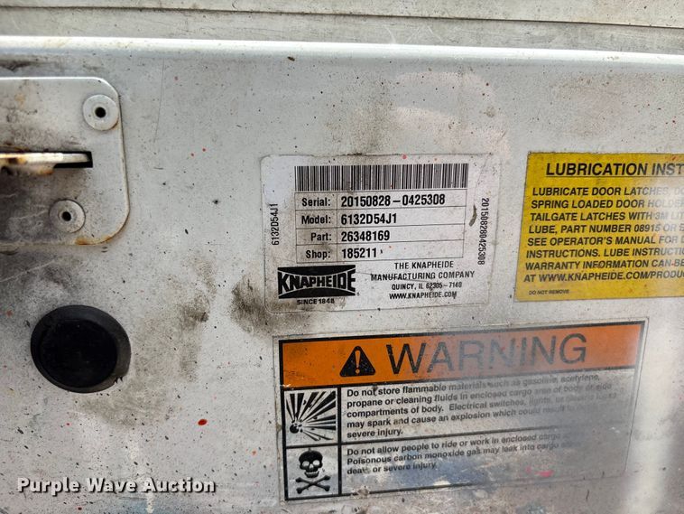 image for item EF1327 2016 Ford F550 Super Duty Crew Cab utility / service truck
