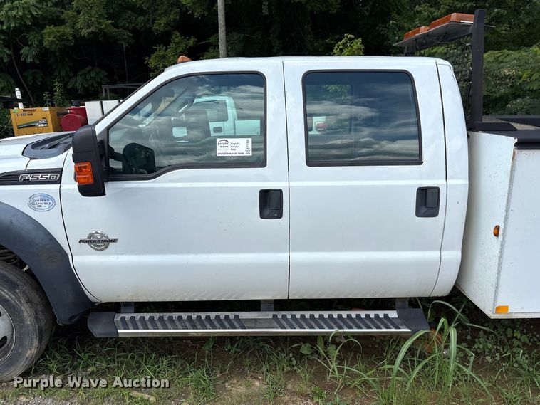 image for item EF1328 2016 Ford F550 Super Duty Crew Cab utility / service truck