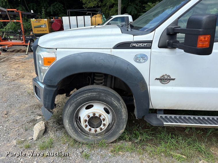 image for item EF1328 2016 Ford F550 Super Duty Crew Cab utility / service truck