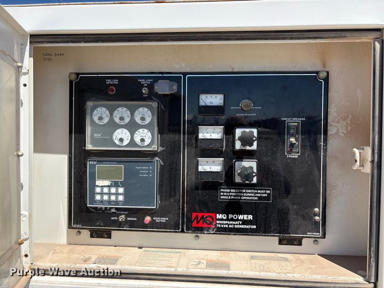 image for item EF6379 Multiquip DCA-0750J generator