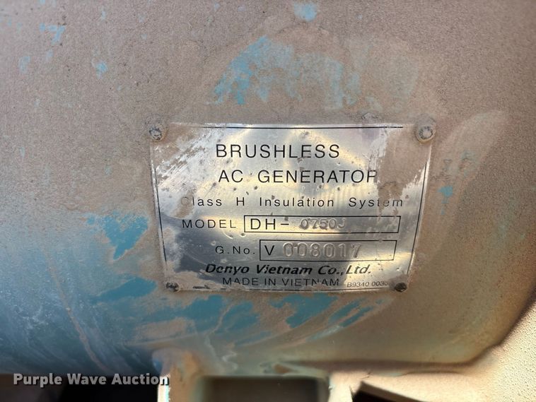 image for item EF6379 Multiquip DCA-0750J generator