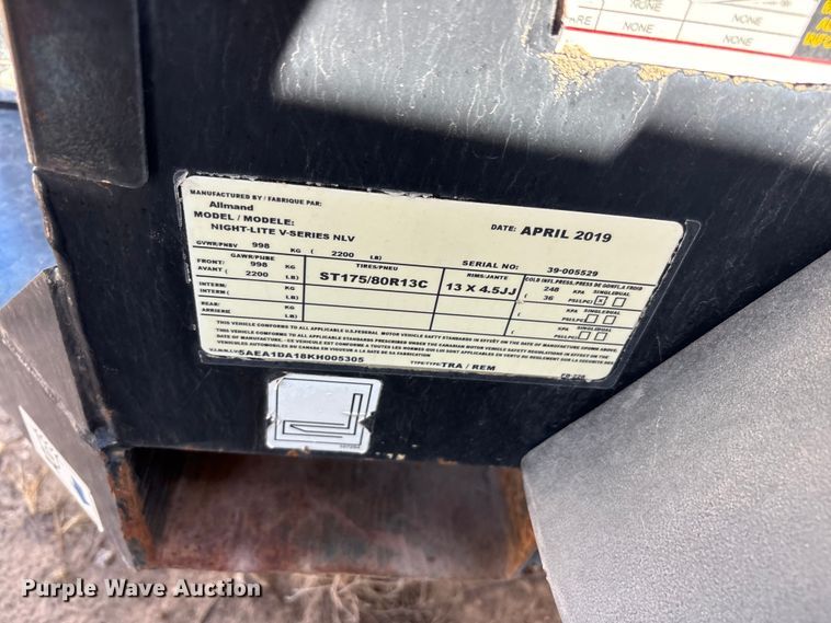 image for item EF6396 (3) Allmand Night-Lite V-Series NLV light plants