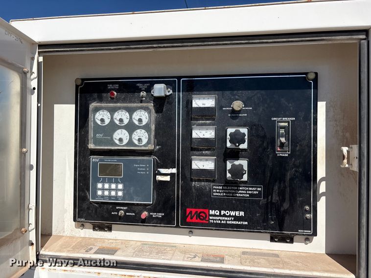 image for item EF6427 (2) MQ Power DCA-70SSJU4I generators