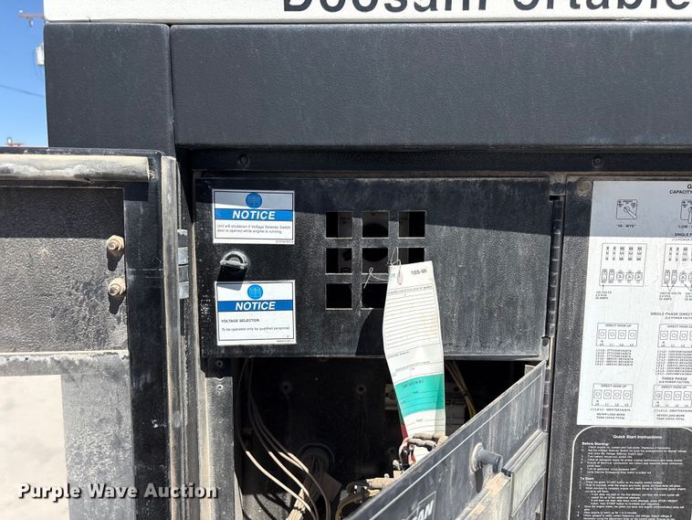 image for item EF6428 (2) Doosan G70 generators
