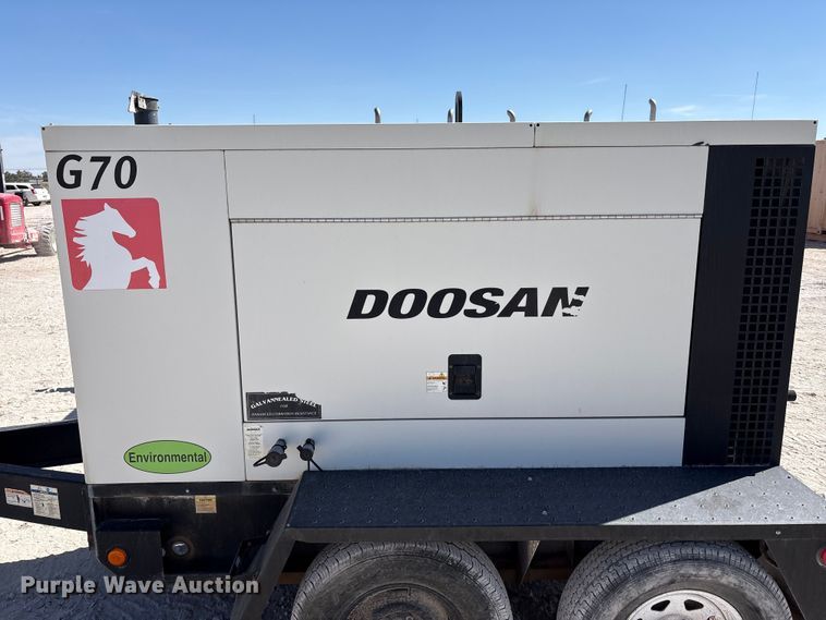 image for item EF6428 (2) Doosan G70 generators