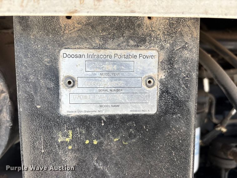 image for item EF6428 (2) Doosan G70 generators