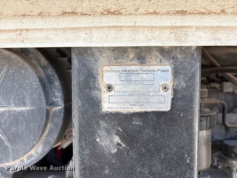 image for item EF6431 (2) Doosan G70 generators