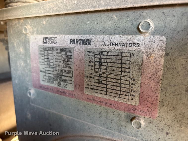 image for item EF6431 (2) Doosan G70 generators