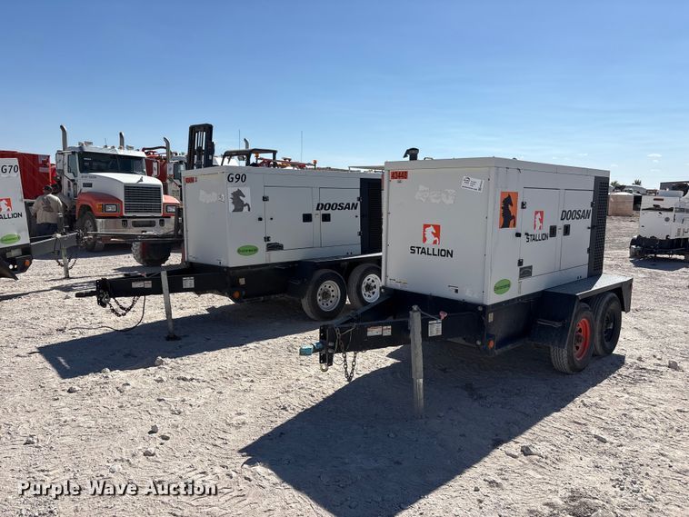 (2) Doosan G90 generators