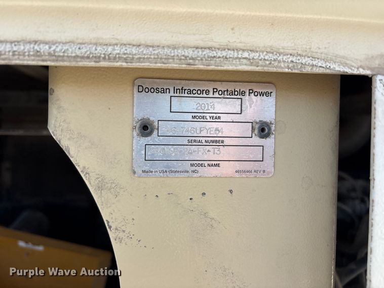 image for item EF6433 (2) Doosan G90 generators