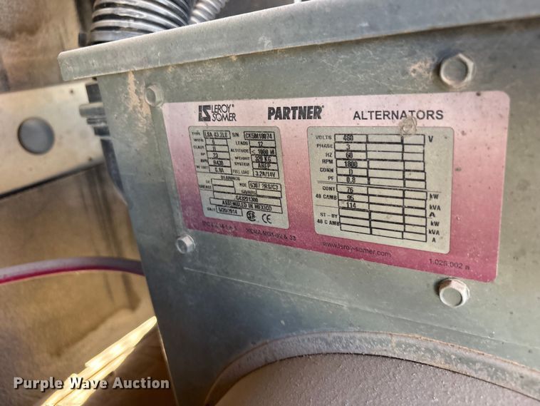 image for item EF6433 (2) Doosan G90 generators