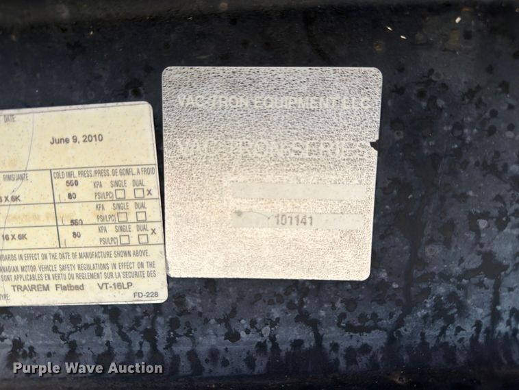 image for item EG9335 2010 Vermeer LP 555 DT vacuum trailer