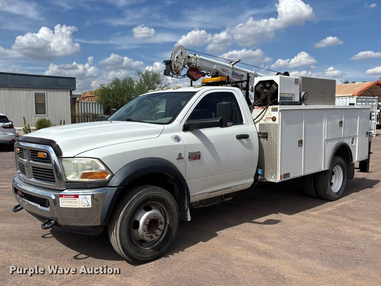 2012 Dodge Ram 5500 utility / service truck