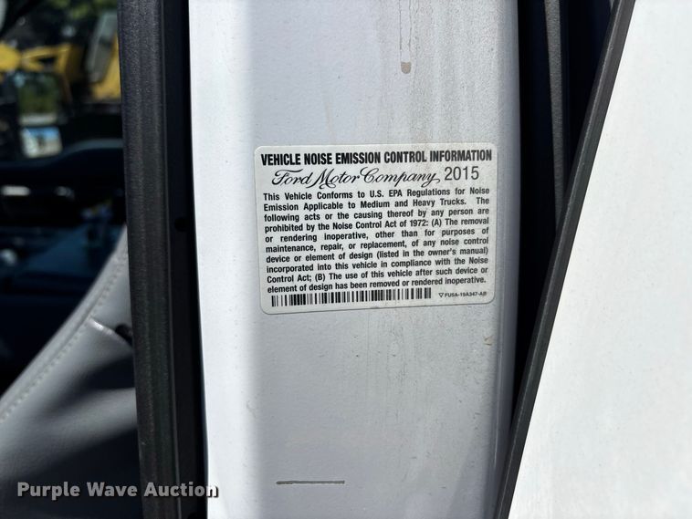 image for item EL2620 2015 Ford F550 Super Duty Crew Cab utility / service truck