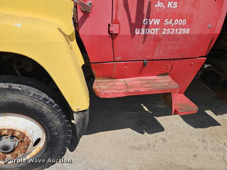 image for item EO7357 1974 Ford L9000 dump truck