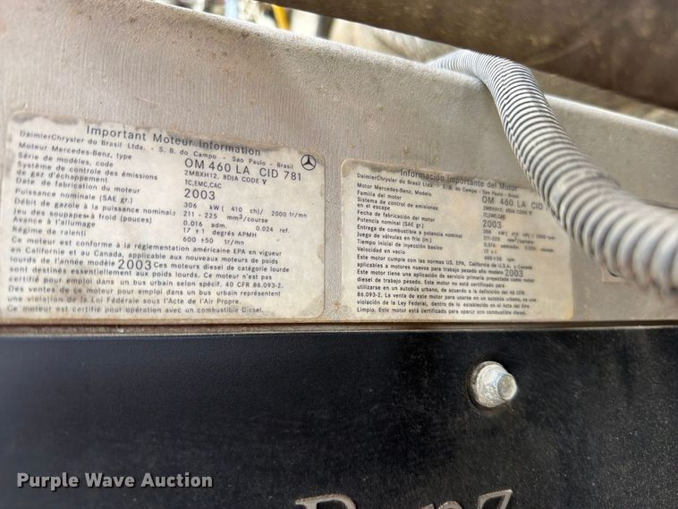 image for item EO8731 2004 Sterling L9500 crane truck