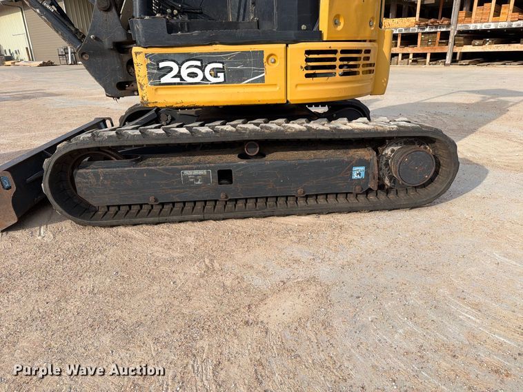 image for item EP7531 2017 John Deere 26G Mini excavator
