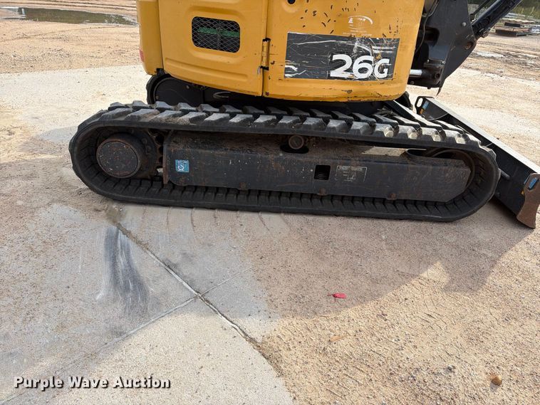 image for item EP7531 2017 John Deere 26G Mini excavator