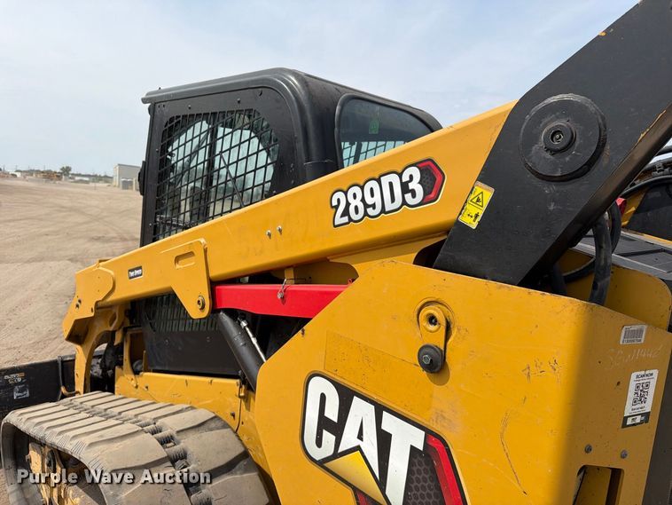image for item EP7541 2020 Caterpillar 289D3 tracked skid steer loader