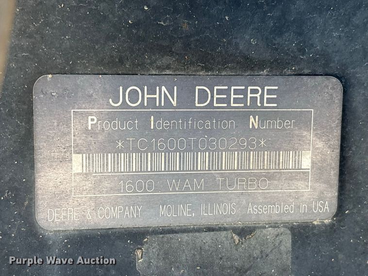 image for item ER3266 John Deere 1600 Turbo lawn mower